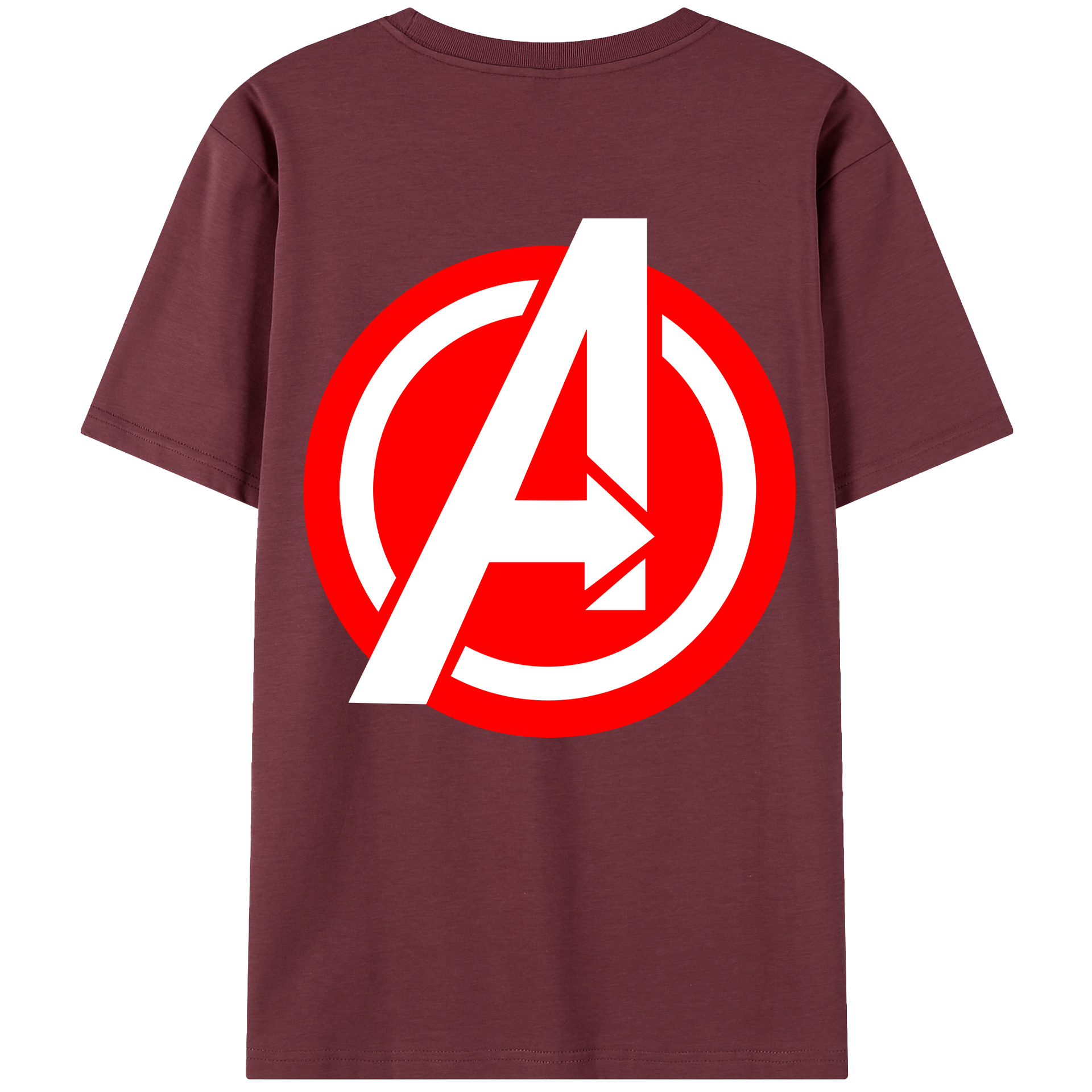 （画像用） アベンジャーズ The Avengers 綿100％半袖Tシャツ（背面プリント）